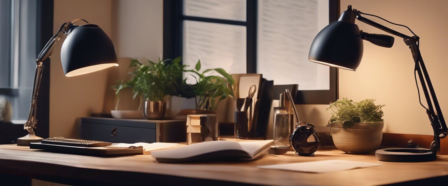 Stylish desk lamps for home office